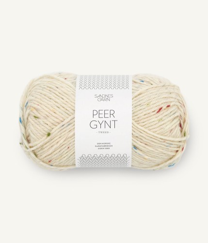 Sandnes Garn Peer Gynt 1044 Natur Tutti Frutti Tweed
