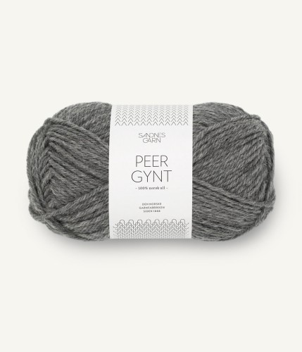 Garn Peer Gynt 1053 Mork Gramelert