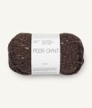 Sandnes Garn Peer Gynt 3085 Mork brun tweed