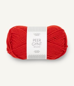 Włóczka Sandnes Garn Peer Gynt 4018 Scarlet Red