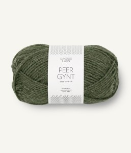 Włóczka Sandnes Garn Peer Gynt 9572 Mork Gronnmelert