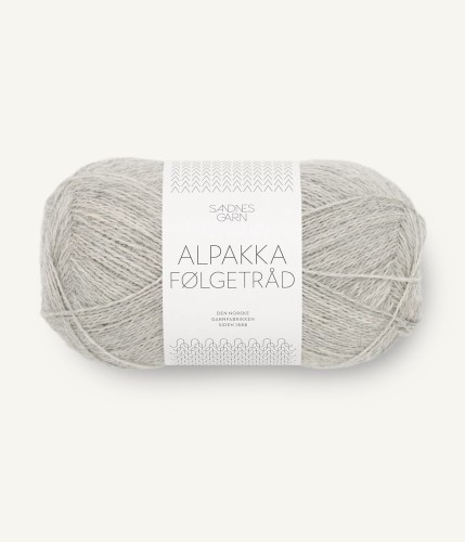 Sandnes Garn Alpakka Folgetrad 1032 Lys Gramelert puszysta alpaka