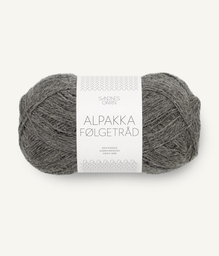 Sandnes Garn Alpakka Folgetrad 1053 Mork Gramelert