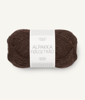 Włóczka Sandnes Garn Alpakka Folgetrad 3091 Cacao Nibs puszysta alpaka