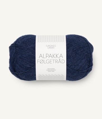 Sandnes Garn Alpakka Folgetrad 5882 Marinebla