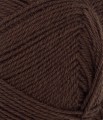 100% wełna merino w kolorze kakaowego brązu