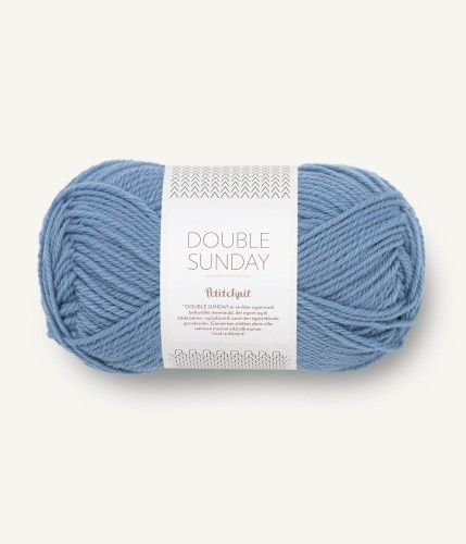 Włóczka Sandnes Garn Petite Knit Double Sunday 6043 Baby Blue Eyes