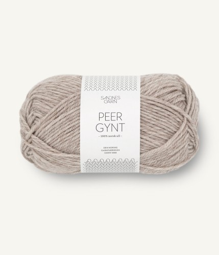 Sandnes Garn Peer Gynt 2650 Grabeige Melert