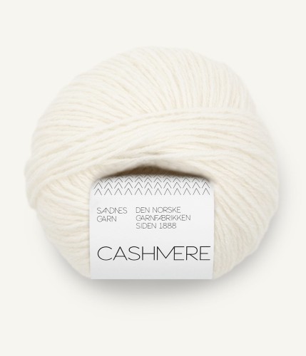 Włóczka Sandnes Garn Cashmere 1002 White