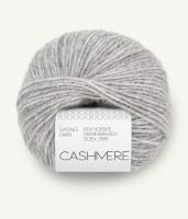 Włóczka Sandnes Garn Cashmere 1042 Grey Malange