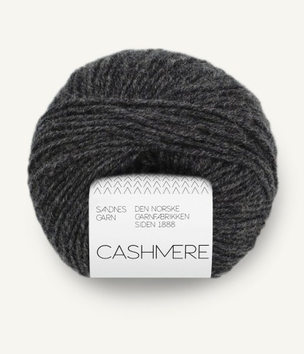 Włóczka Sandnes Garn Cashmere 1088 Charcoal malange