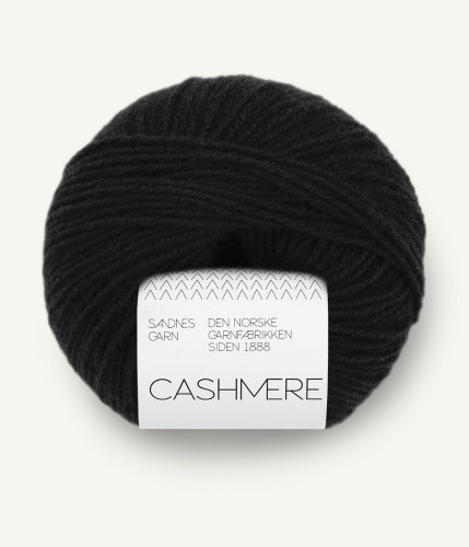 Włóczka Sandnes Garn Cashmere 1099 Black