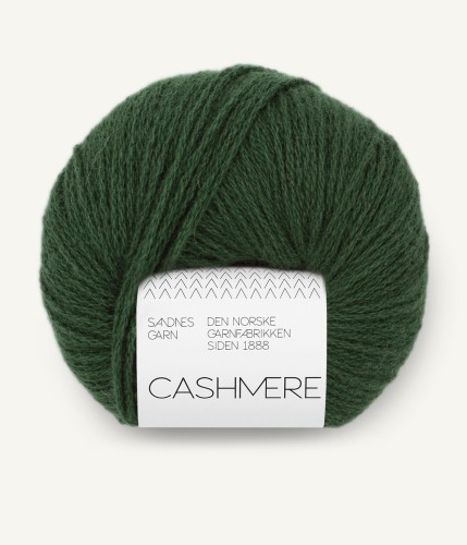 Włóczka Sandnes Garn Cashmere 8082 Forest Green