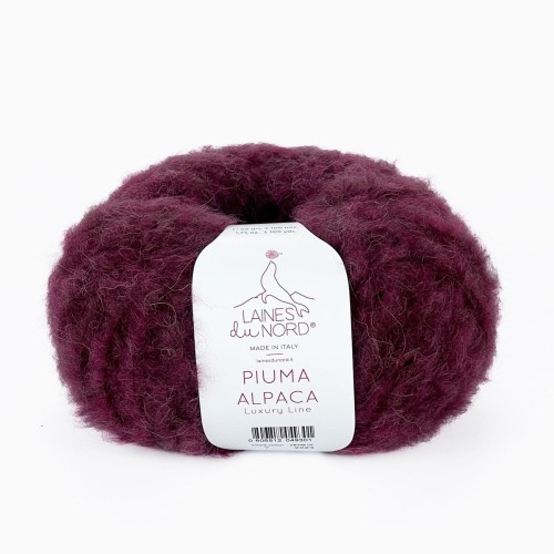 burgundowa włóczka alpaka plus wełna