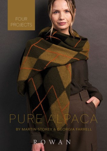 broszura z 4 projektami na włóczkę Pure Alpaca