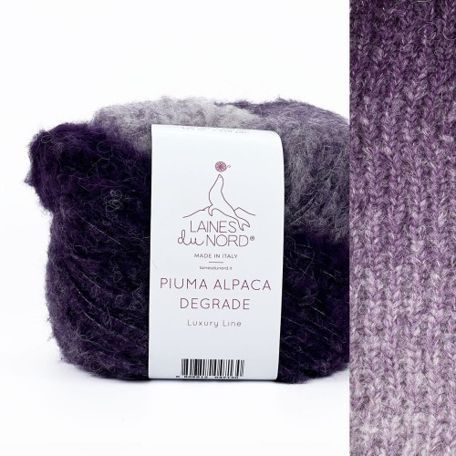 cieniowana włóczka piuma alpaca