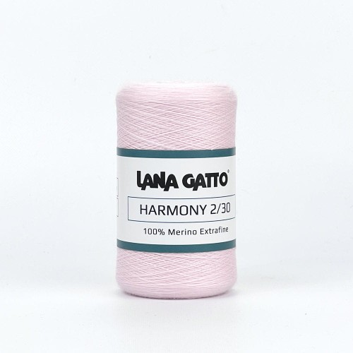 jasnoróżowa włóczka Harmony typu lace