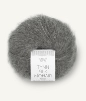 Włóczka Tynn Silk Mohair 1053 Mork Gramelert Sandnes Garn