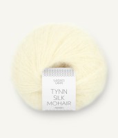 Włóczka Tynn Silk Mohair 2009 Lemon Icing Sandnes Garn
