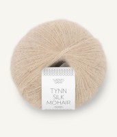 Włóczka Tynn Silk Mohair 2650 Beigemelert Sandnes Garn