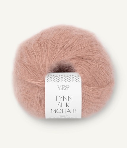 Tynn Silk Mohair 3511 Pudder Rosa
