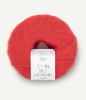 Włóczka Tynn Silk Mohair 4008 Poppy Sandnes Garn