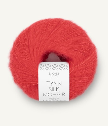 Tynn Silk Mohair 4008 Poppy Sandnes Garn