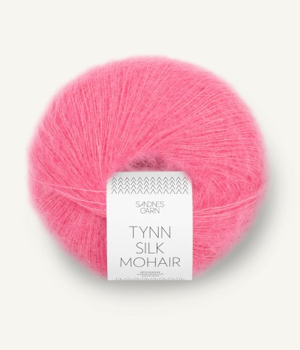 Tynn Silk Mohair 4315 Bubblegum Pink Sandnes Garn