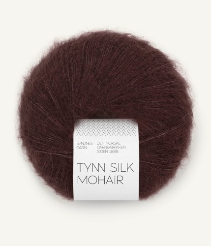 Włóczka Tynn Silk Mohair 4381 Dark Fudge