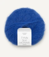 Włóczka Tynn Silk Mohair 5845 Dazzling Blue Sandnes Garn