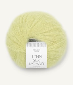 Włóczka Tynn Silk Mohair 9523 Lime Punch Sandnes Garn