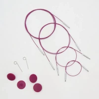 Obrotowa żyłka do drutów Thin & Flex Purple KnitPro