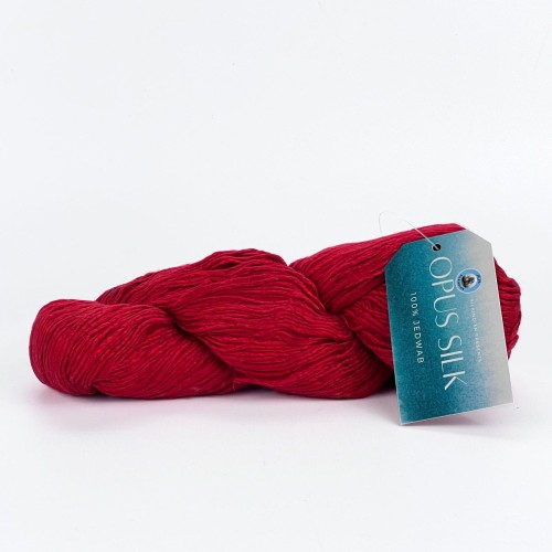 Włóczka jedwabna Opus Silk 035 Poppy Red