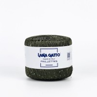 Włóczka Paillettes 31162 Verdone z cekinami