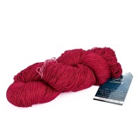 Włóczka Maharaja Silk Lace 35 Red - 100% jedwab