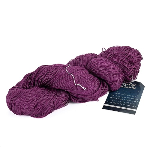Maharaja Silk Lace 69 Mauve