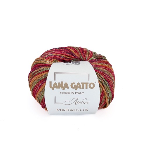 Włóczka Maracuja 31247 Verde/Fuxia ( Lana gatto )