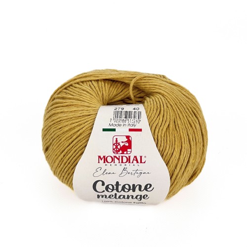 Włóczka Cotone Melange 279 ochra