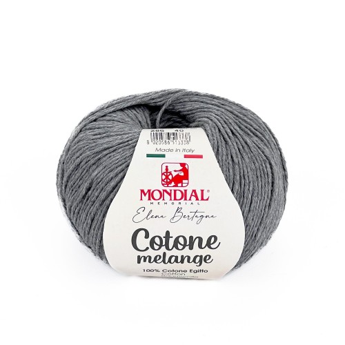 Włóczka Cotone Melange 286 szary