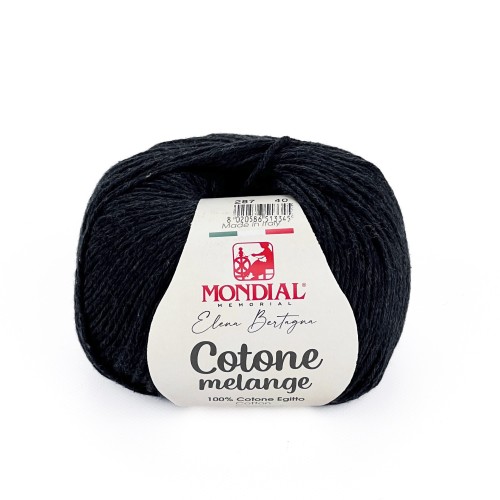 Włóczka Cotone Melange 287 antracyt