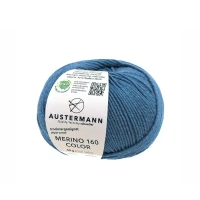 Włóczka Merino Color 160 col. 1214 jeansowy błękit ( Austermann )