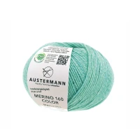 Włóczka Merino Color 160 col. 1215 pastelowa mięta ( Austermann )