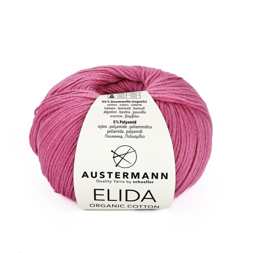 Włóczka Elida 005 50g - różowy