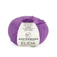 Włóczka Elida 004 50g - liliowy ( Austermann )