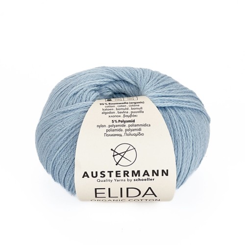 Włóczka Elida 014 50g - lodowy błękit