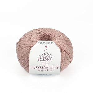 Włóczka Luxury Silk 3 pudrowy ( Laines du Nord )
