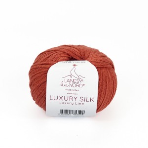 Włóczka Luxury Silk 16 terakota ( Laines du Nord )