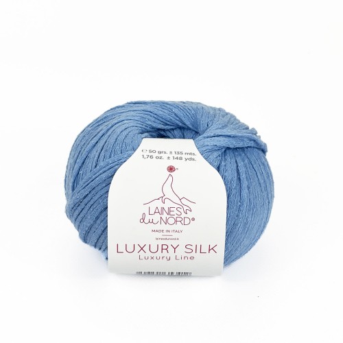 Włóczka Luxury Silk 7 błękitny ( Laines du Nord )