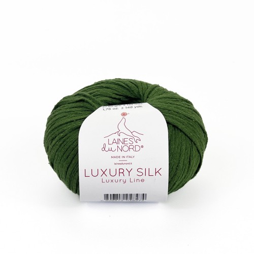 Włóczka Luxury Silk 30 leśna zieleń