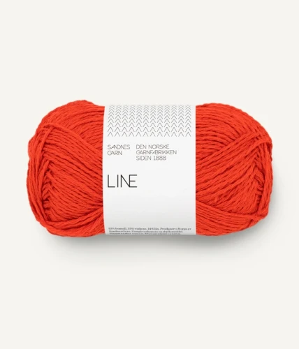 Włóczka Sandnes Garn Line 3819 Spicy Orange